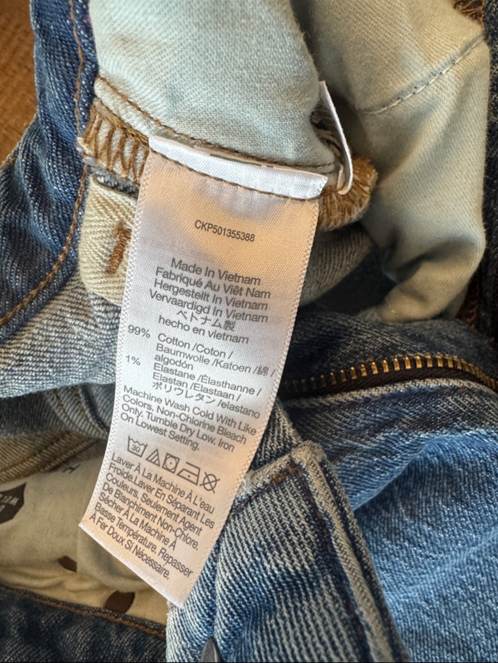 Madewell Curvy Perfect Vintage High-Rise Wide-Leg Jeans 27 tall - Picture 6 of 9